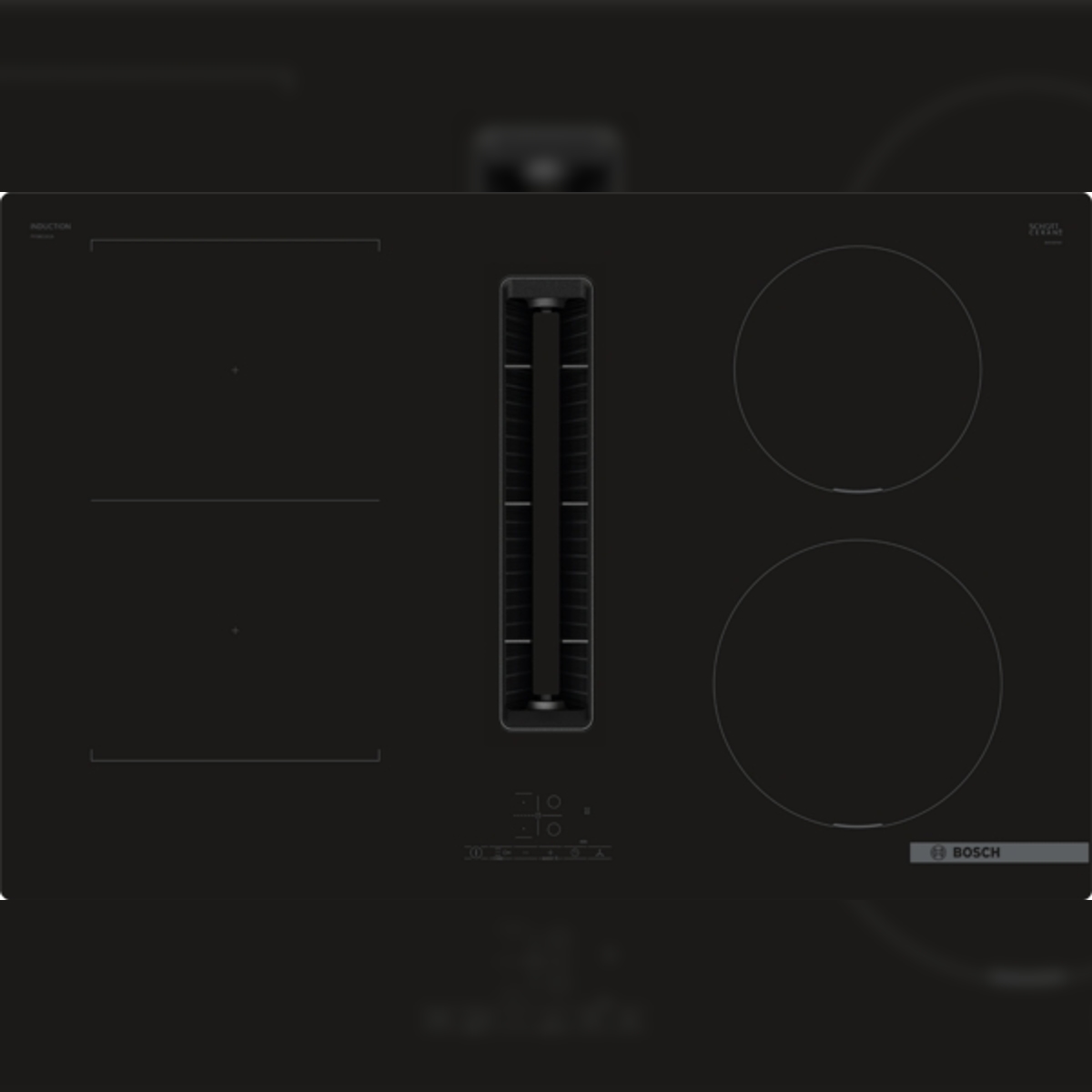 Bosch FullHouse Serie 4 PVS801B16E Kochfeld mit Dunstabzug (Induktion), 80 cm, flächenbündig (integriert) Image