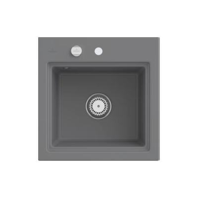 Villeroy & Boch Villeroy&Boch Spülbecken, Küchenspüle Subway Style 50 S Stone 500x510mm, Unterschrankbeite 50cm Image