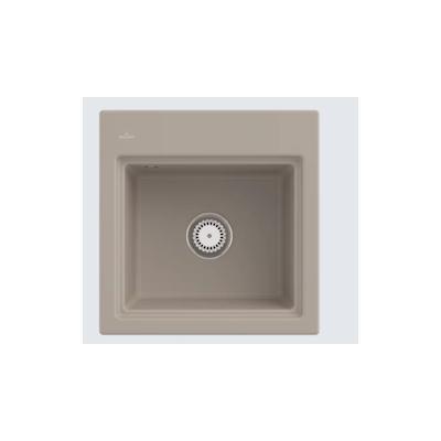 Villeroy & Boch Villeroy&Boch Spülbecken, Küchenspüle Subway Style 50 S Almond 500x510mm, Unterschrankbeite 50cm Image