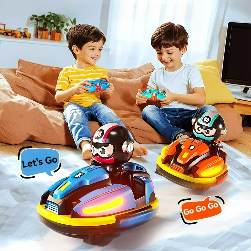Jouet de voiture pare-chocs de combat RC pour enfant en bas âge garçon fille catapulte Robot Karting jouet avec lumière musicale jeu de bataille RC pour enfants batailles familiales