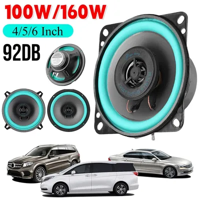 4/5/6 Zoll Auto lautsprecher 160W/W Auto Subwoofer Audio Lautsprecher HiFi Koaxial Subwoofer 92db Image