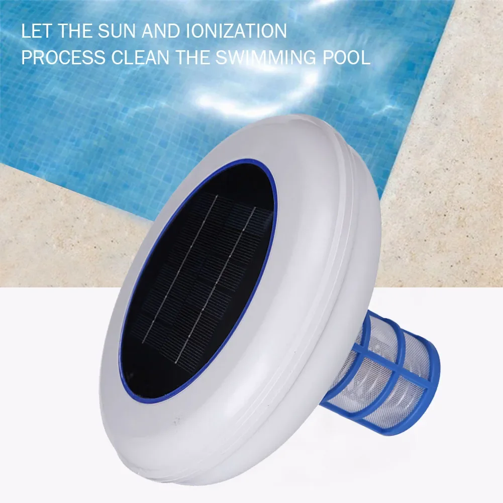 Schwimmbad reiniger Solar pool Ionisator Kupfer Silber Ionen Schwimm wasser Reinigungs werkzeuge Algen beständigkeit niedrigeres Chlor Image