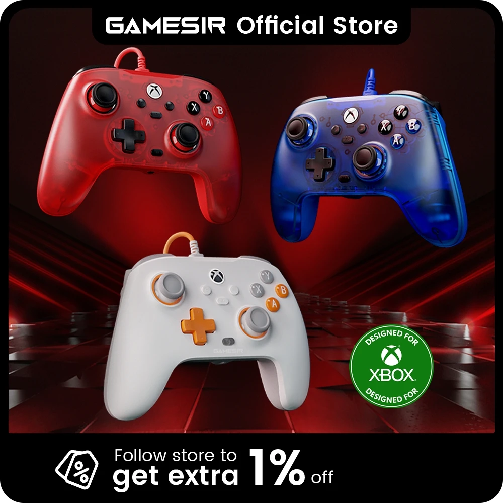GameSir T7 Xbox Controller mit Hall-Effekt-Joystick für Xbox Series X, Xbox Series S, Xbox One X, Xbox One S Spielekonsole Image