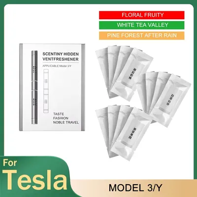 Car Air Freshener For Tesla Model 3 Y Dashboard Perfume Fragrance Air Purifier Aromatherapy Decoration Auto Interior Accessories