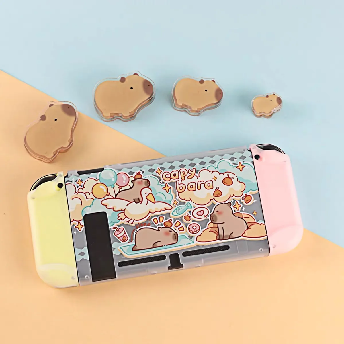 Funda Nintendo Switch OLED Case Kawaii Capybara Cover Case Dockable Protective Shell For Nintendo Switch Controller Joy-Con