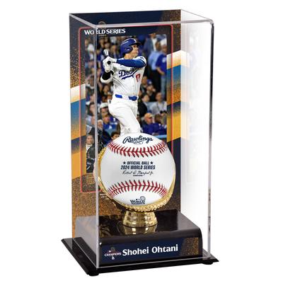 Shohei Ohtani Los Angeles Dodgers 2024 World Series Champions Sublimierte Vitrine mit Bild Image