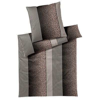 JOOP! Bettwäsche Leo taupe 155x220 cm + 80x80 Image
