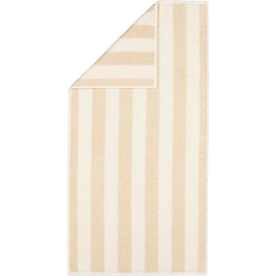 Cawö Handtücher Pure Stripes 6502 beige - 33 Handtuch 50x100 cm Image