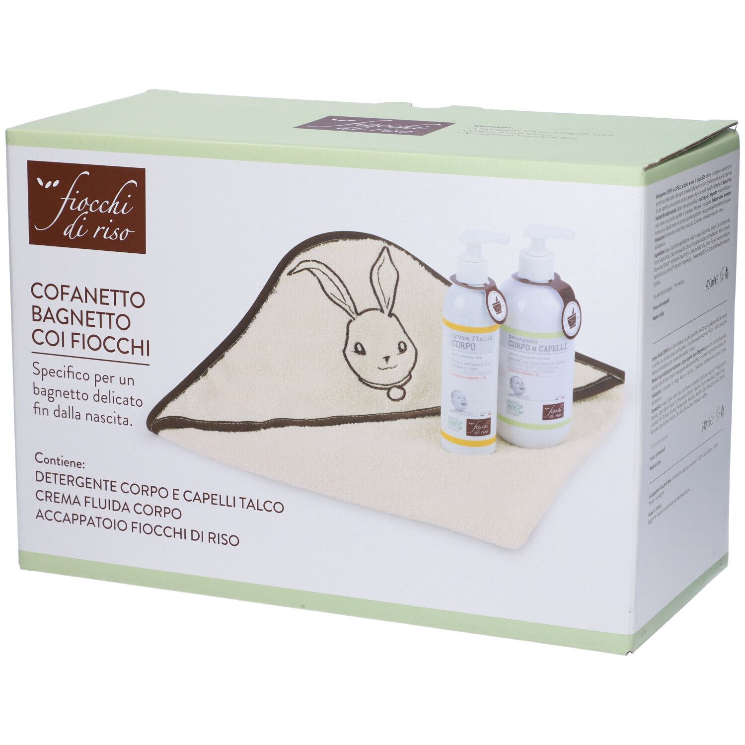 Fiocchi Di Riso Cofanetto Bagnetto Crema Fluida Corpo + Detergente e C
