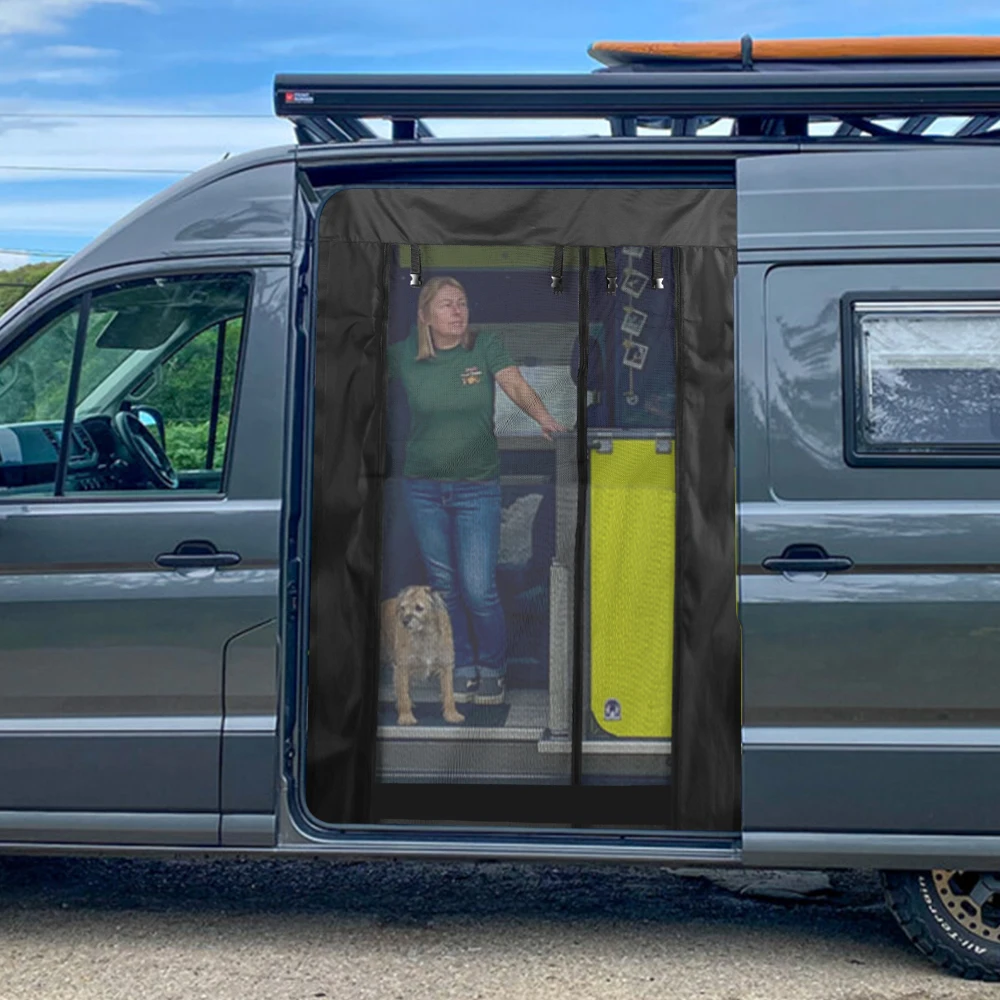 Former cedes benz sprinter mittel-und hochdach ford transit mk8 hoch dach magnetische insekten mücke fliegen gitter netz camper mosquitera Image