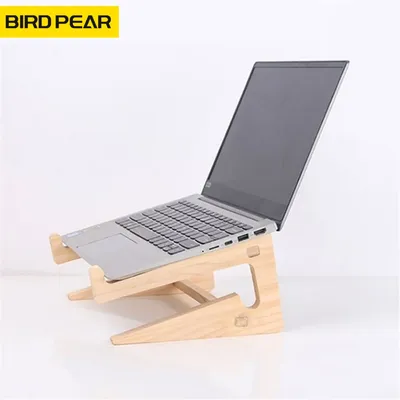 Laptop Stand Vertikale Halter Holz Montiert Lapdesk Riser Für 11-17 zoll Laptop Holz Notebook