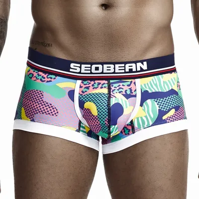 Seobean-Herren unterwäsche, männlicher Pyjama, Boxer, Unterwäsche, Intimates, Slip, neu Image