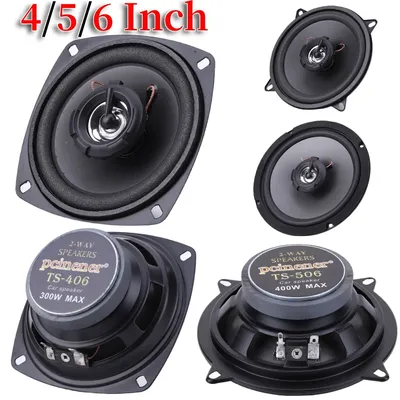 4/5/6 Zoll Autolautsprecher 600 W 2-Wege-Fahrzeugtür Auto Audio Musik Stereo Subwoofer Kfz-Lautsprecher mit voller Frequenz Image