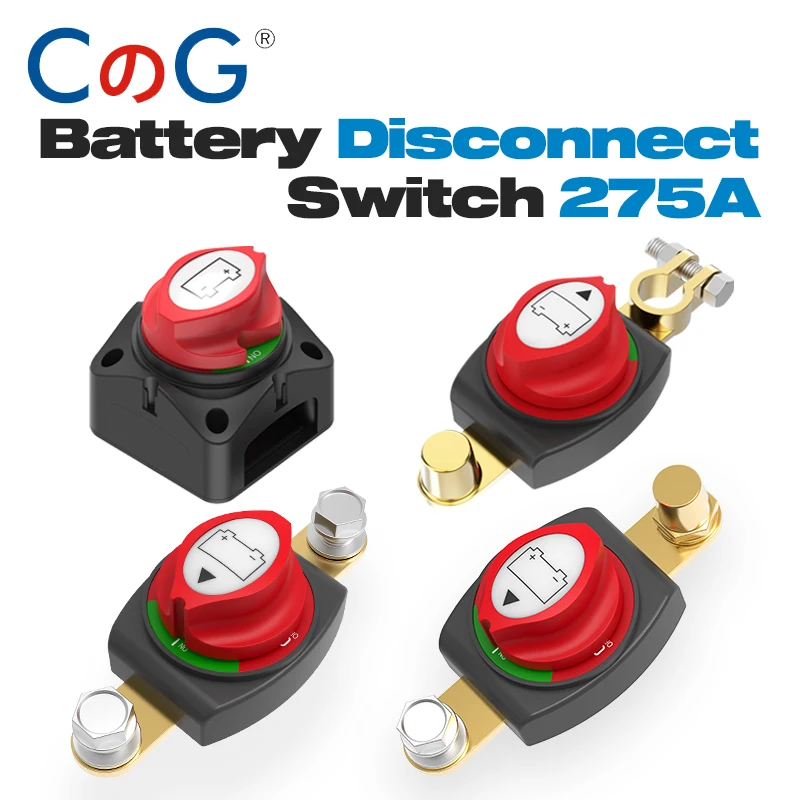CG On/Off Marine 275A Batterietrennschalter Batterieleistung Hauptschalter Trenntrennschalter für Auto, Fahrzeug, Wohnmobil und Boot Image