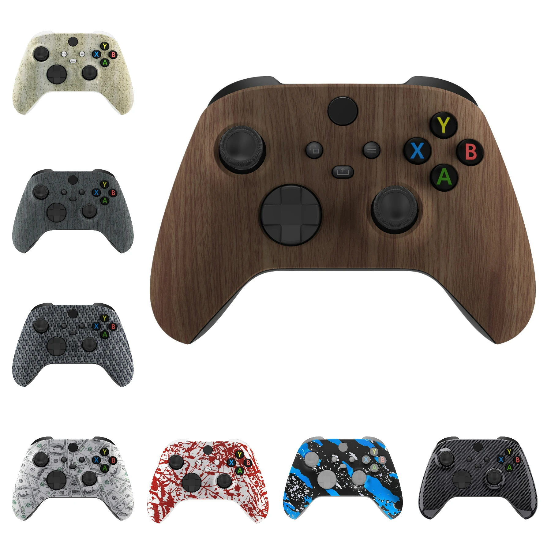 eXtremeRate Ersatz-Frontgehäuse-Frontplatte für Xbox Series X/S (Xbox Core) Controller – Transformative Texture Series Image