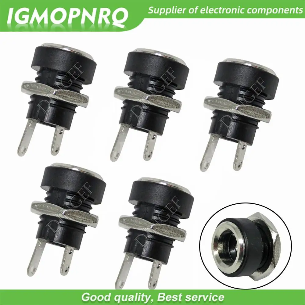 DC-022B 3a 12V für DC-Netzteil buchse Buchse Buchsen halterung 5,5mm x 2,1mm 5,5mm x 2,5mm dc022b Stecker ibuw Image