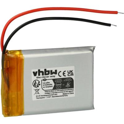 Vhbw - 1x Akku Ersatz für Marshall VDL603040 für Wireless Headset Kopfhörer (650 mAh, 3,7 v, Li-Ion) Image