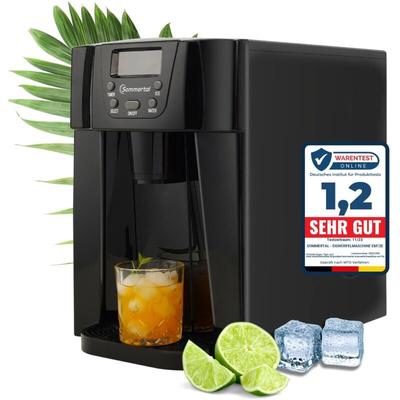 Sommertal - Eiswürfelmaschine mit Kaltwasser-Funktion EM12E - Ice Maker mit schneller Image