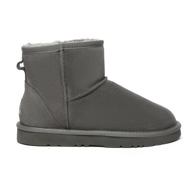 EVER AU Damen Leder Kurzstiefel - Ostrich