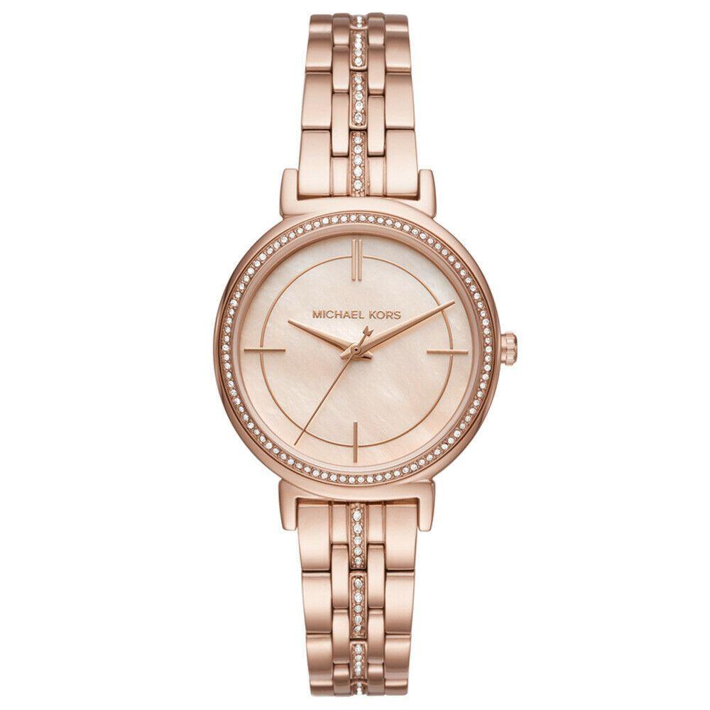 Michael Kors MK3643 Cinthia Mutter der Perle Zifferblatt Damenuhr Image