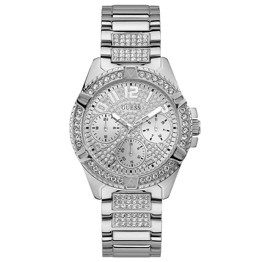 Guess W1156L1 Damen Frontier Silber Uhr Image