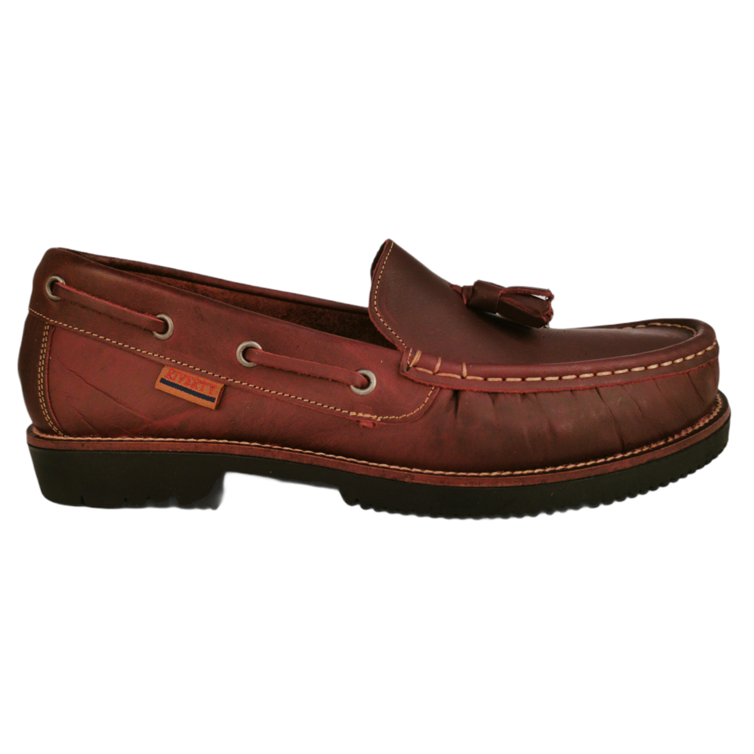 Unisex's Loafer Schuh Riverty Farbe Burgundy