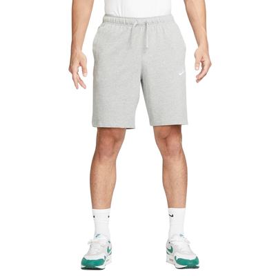 Graue Shorts mit Nike-Logo und Swoosh-Logo