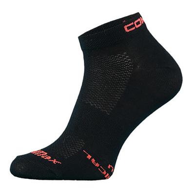 COMODO - Compressport Chaussettes Running | Basses | Coolmax | Renforcées - Noir Image