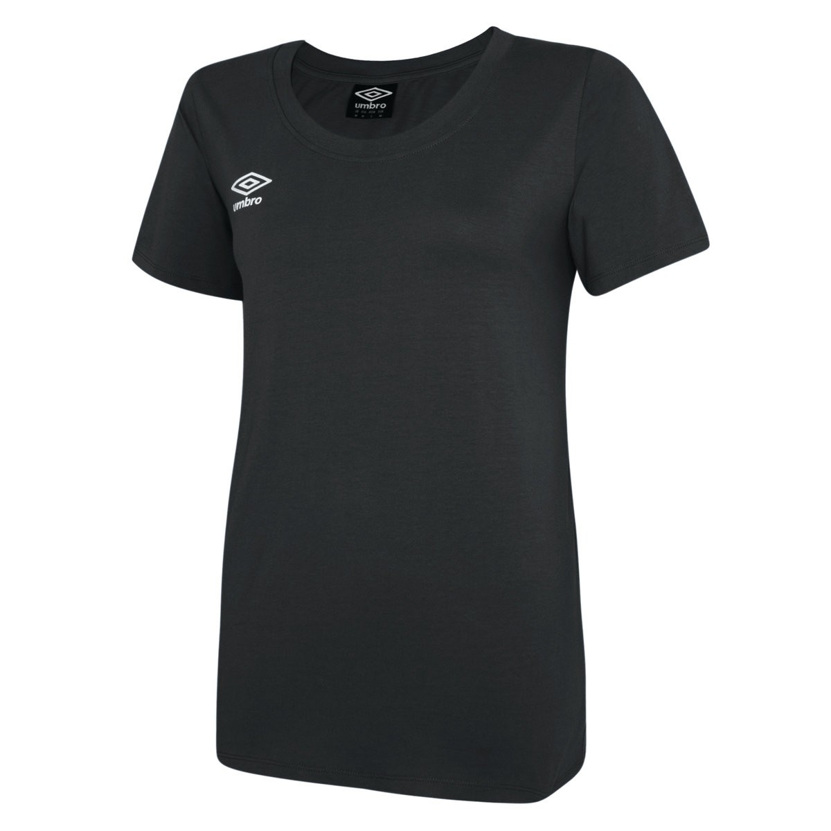 Umbro Damen/Damen Club Freizeit-T-Shirt (Schwarz/Weiß) Image