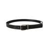 Leder-Logo-Schnallengurtel aus Metall