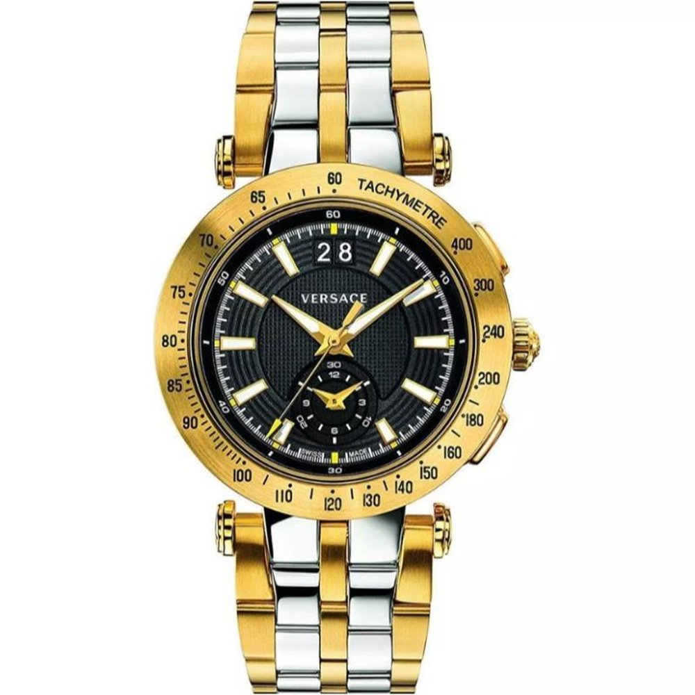 Versace VAH020016 Zweifarbige Quarzuhr V-RACE für Herren Image