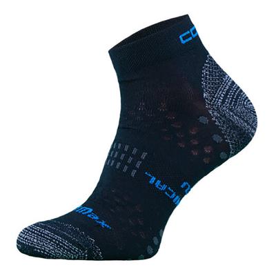 Chaussettes Running pour Ete | COMODO | Légères Chaussettes Coolmax Basses - Noir Image