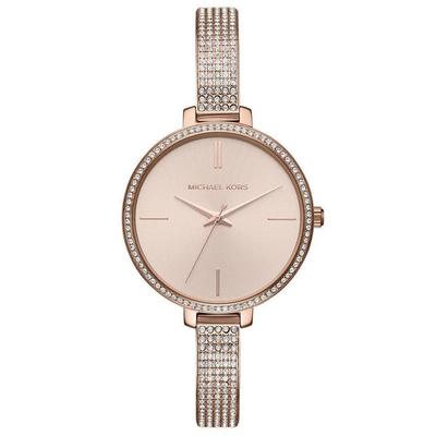 Michael Kors MK3785 Jaryn Kristall Rose Gold Zifferblatt Damenuhr Image