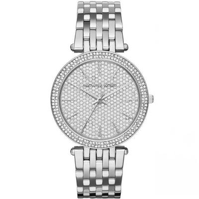 Michael Kors MK3437 Darci Silber Kristall Pave Damenuhr Image