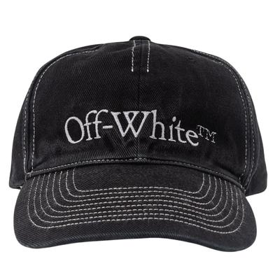 Off-White – Bookish OW – Schwarze Baseballkappe Image