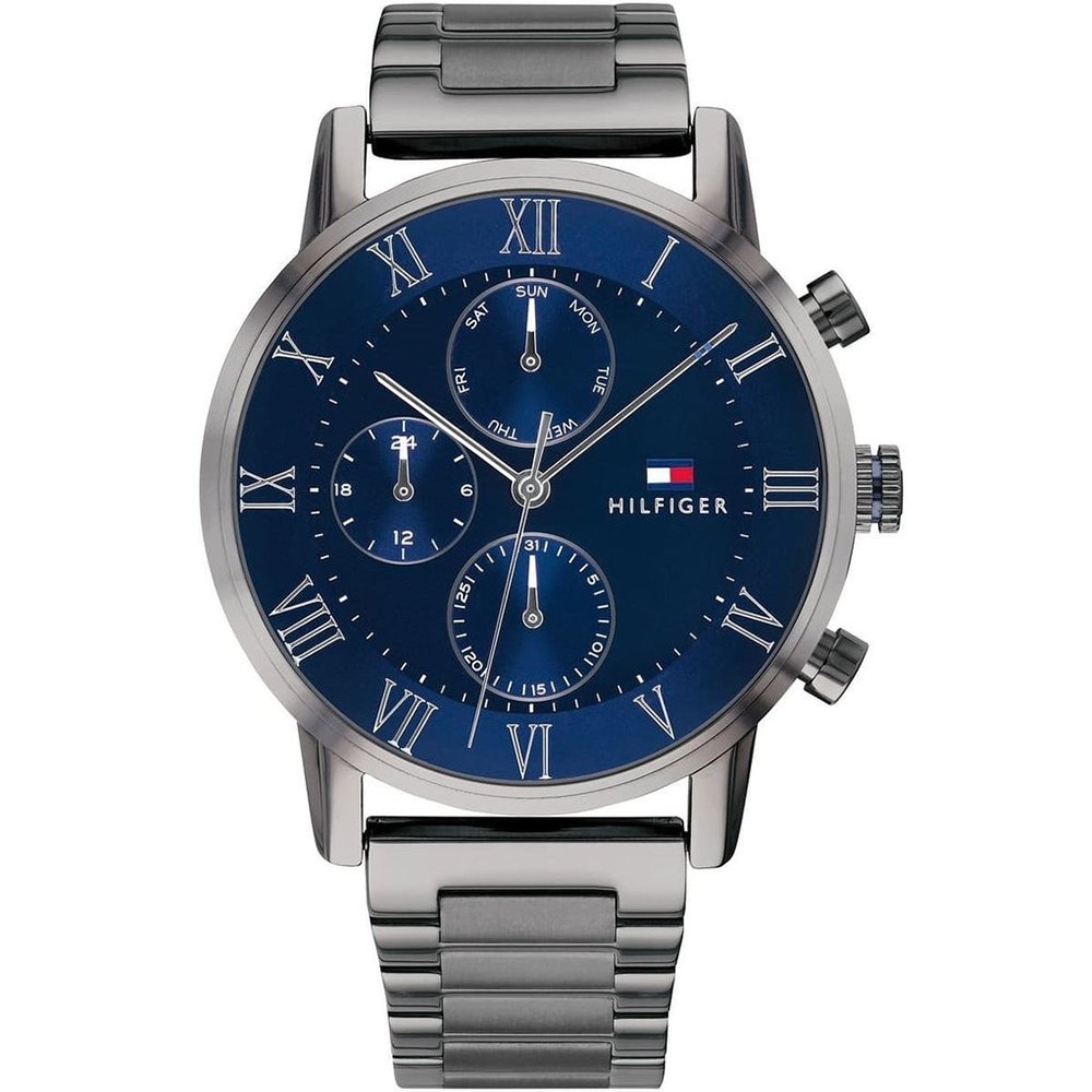 Tommy Hilfiger 1791456 Kane Blaues Zifferblatt Herrenuhr
