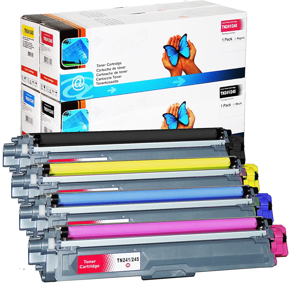 Gigao Toner kompatibel Brother MFC-L8690CDW TN-421 Toner-Set CMYK (4er Pack) Image