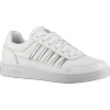 Sneaker K-SWISS "Court Chasseur", Gr. 39, weiß (weiß, silber, weiß), Textil, Synthetik, sportlich, Schuhe