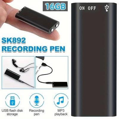 TEMU A Portable - Cancelling Pen 32gb - , Suitable For Meetings, And -