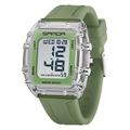 SANDA Hommes Montre Digitale Créatif Mode Décontractée Montre Bracelet Lumineux Chronomètre Fonction réveille Compte à rebours Gel de Silicone Suivre