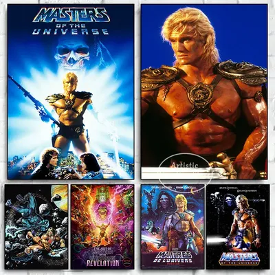 Classic Movie Masters of The Universe Poster Offenbarung TV Cartoon Leinwand Malerei Wand Bild Kunst