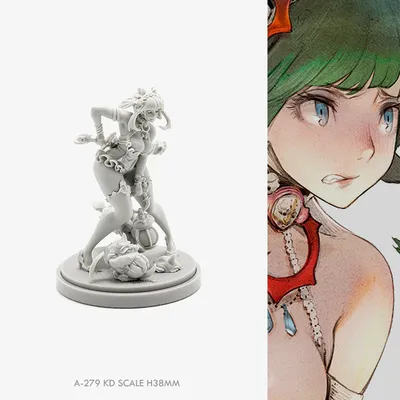 Modellbausatz Resinbausatz KINGDOM DEATH KD Beauty Soldier Series KD Short Knife Female Guest Image