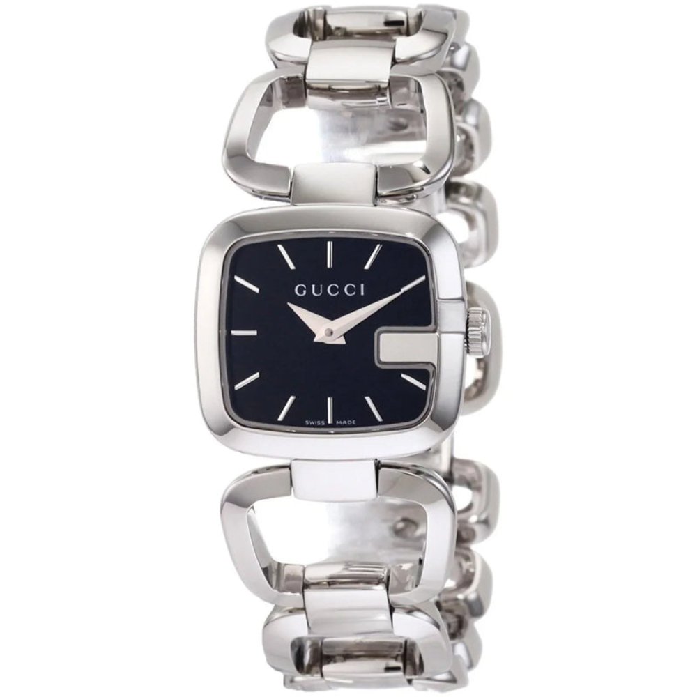 Gucci YA125510 G-Timeless Schwarzes Zifferblatt Damenuhr Image