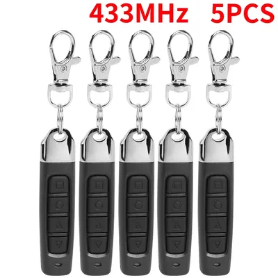 1/5PCS 433MHz Copy Remote Control Electric Garage Door Opener Wireless Controll Duplicator Clone