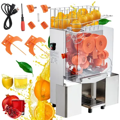 Commercial Juicer Machine, 110V Juice Extractor, 120W Orange Squeezer for 22-30 per Minute, Electric