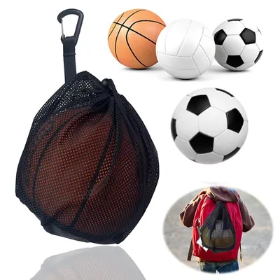 Single Ball Bag Mesh Bag For Transporting Single Volleyball Basketball Football Volleyball Bag Mesh