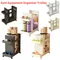 Gym Equipment Organizer Trolley Gym Equipment Holder Fitness Equipment Storage Rack with Bottom