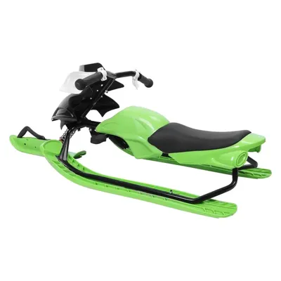 Snow Racer Sled with Sensitive Brake And 3 Gear Adjustable Cushion, 198lbs Carbon Steel Frame