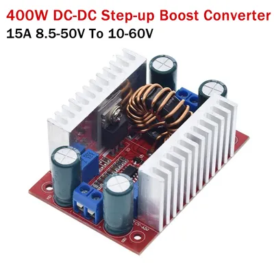 Constant Current Power Supply LED Driver 400W DC-DC Constant Current Boost Converter 15A 8.5-50V To