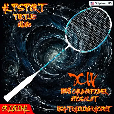 ALP XW 6U 2PCS/1 lot Badminton Racket G5 Ultralight Offensive MAX 32LBS Imported Badminton String